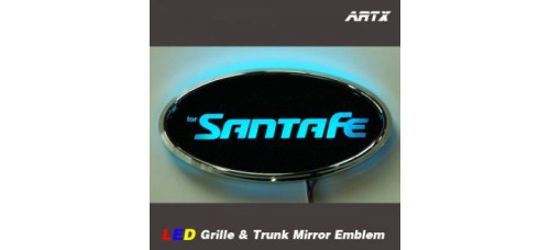 artx led mirror emblem no.94 hyundai santa fe cm 2006-11